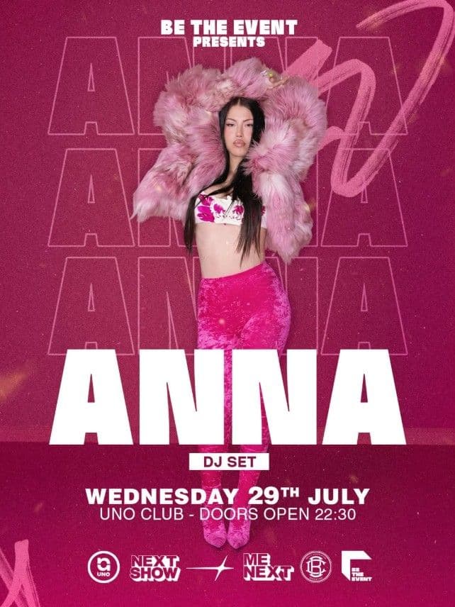 BE THE EVENT PRES. ANNA DJ SET
