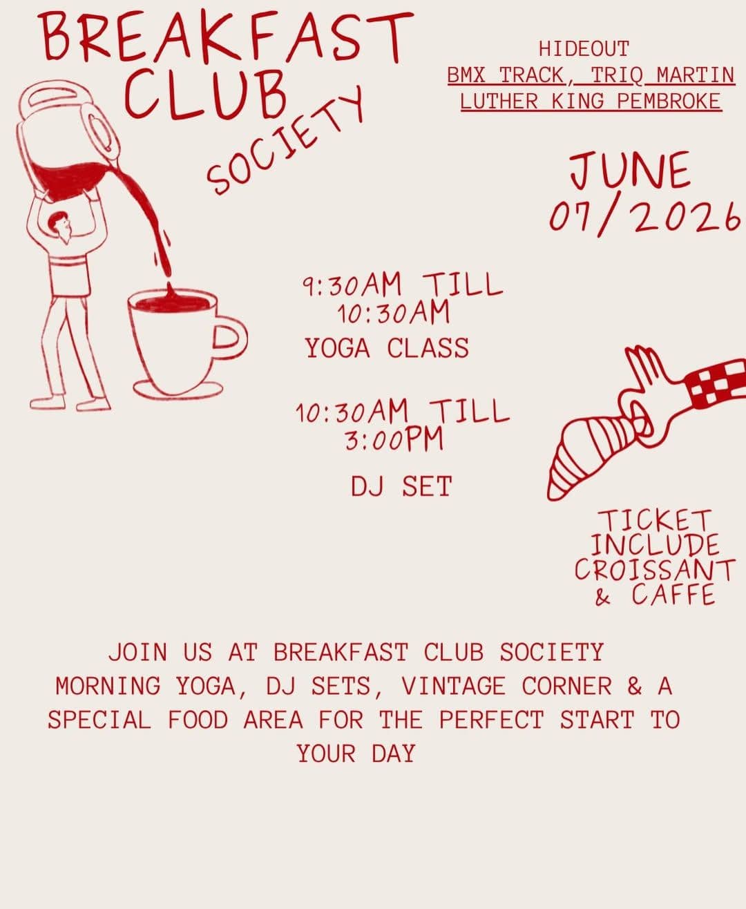Breakfast Club Society (Second Event)