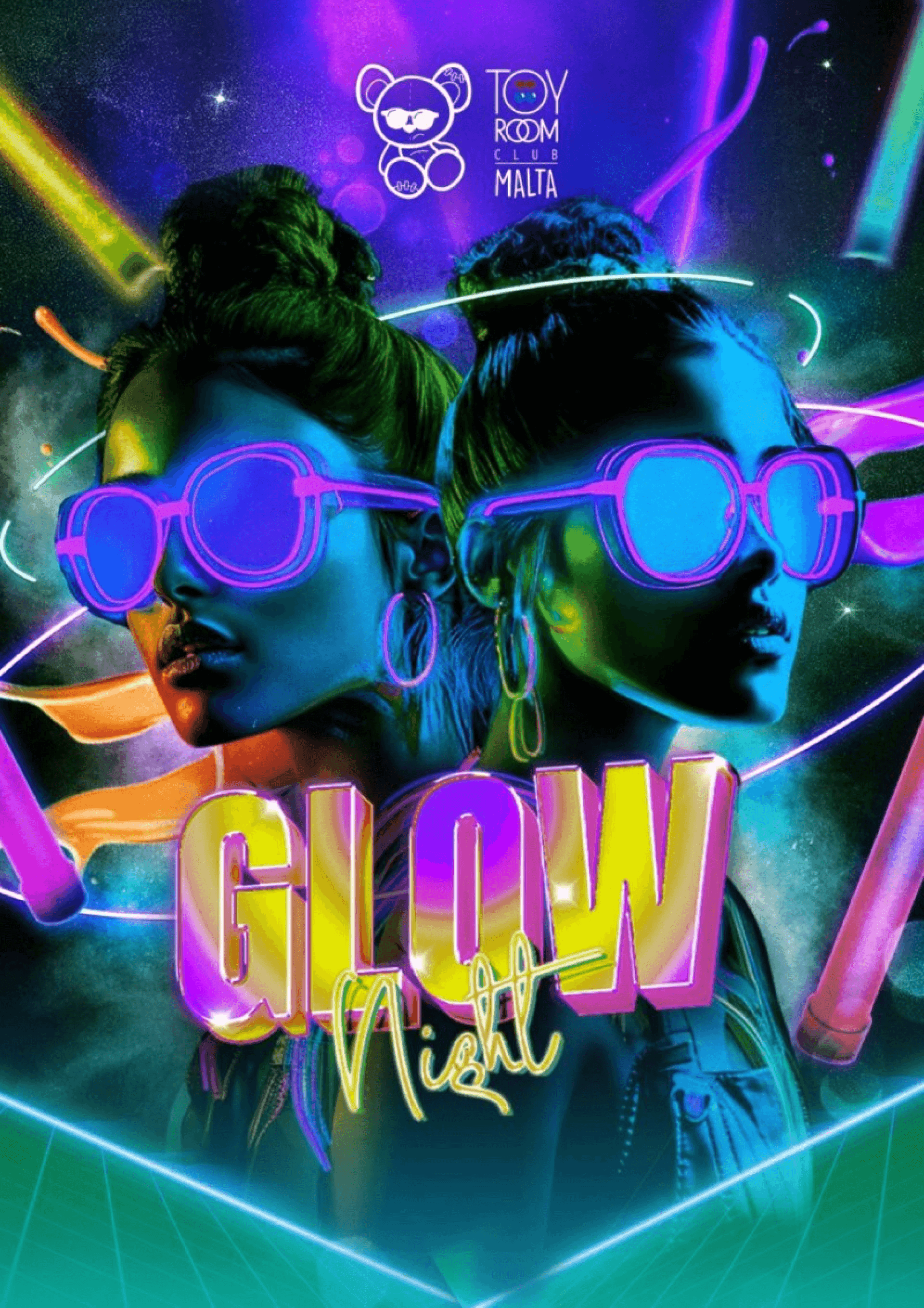 GLOW NIGHT AT TOY ROOM MALTA