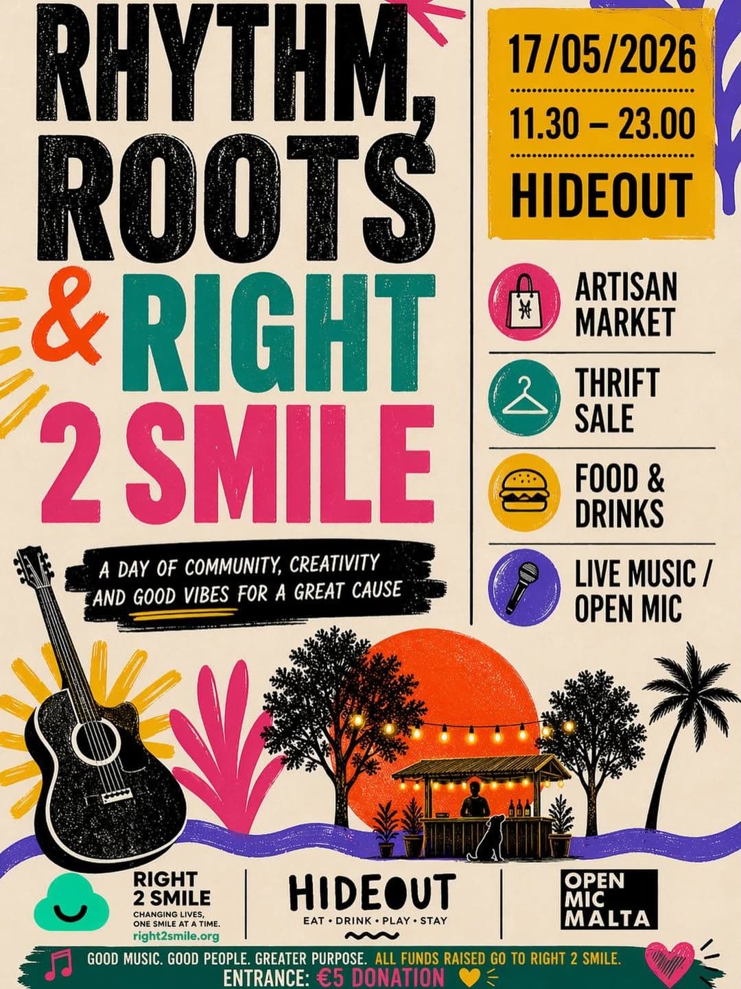 🎶 RHYTHM, ROOTS & RIGHT 2 SMILE IS BACK🎶