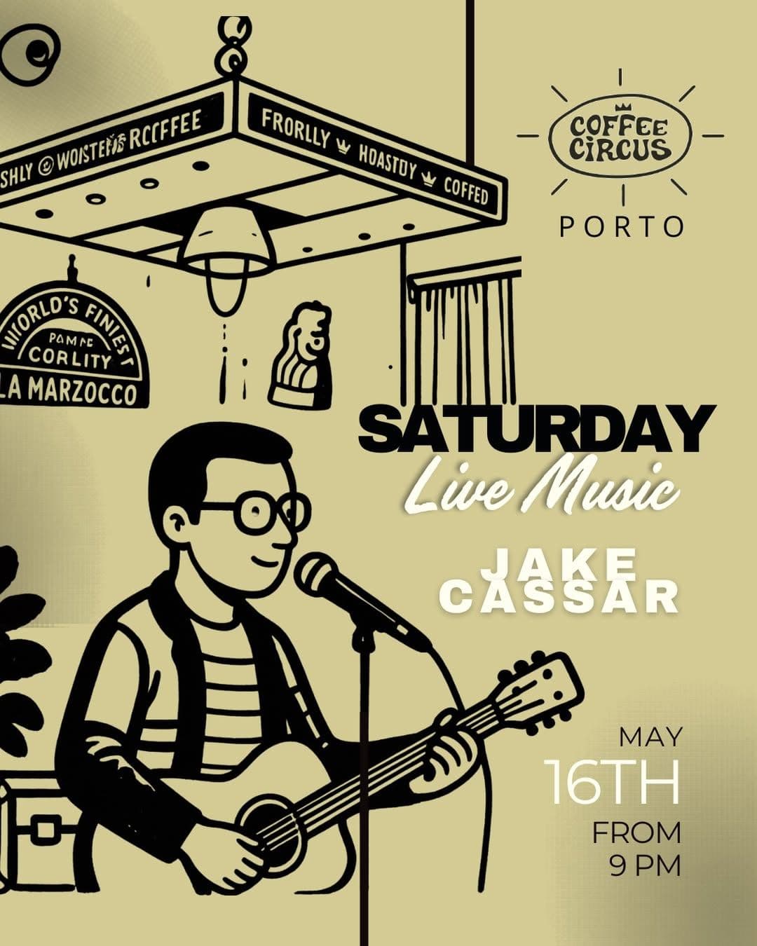 Live Music Night with at Coffee Circus Porto 