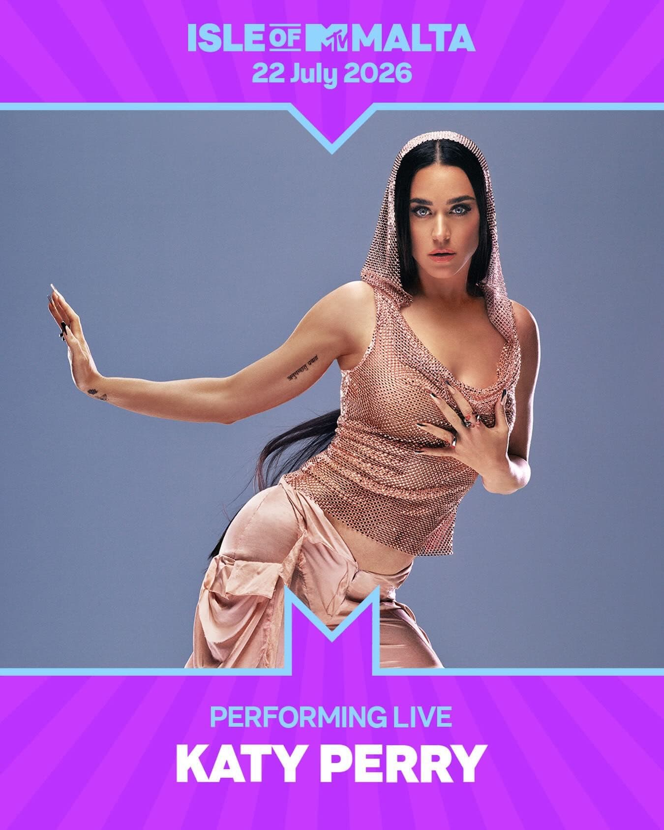 Isle of MTV MALTA 2026! Katy Perry 🎶🏝️