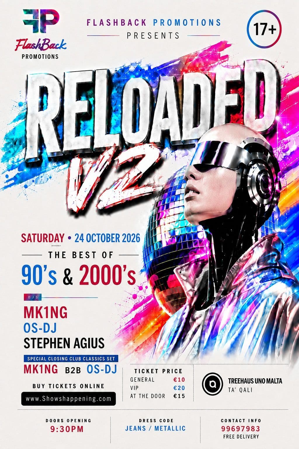 RELOADED V2 AT TREEHAUS UNO MALTA