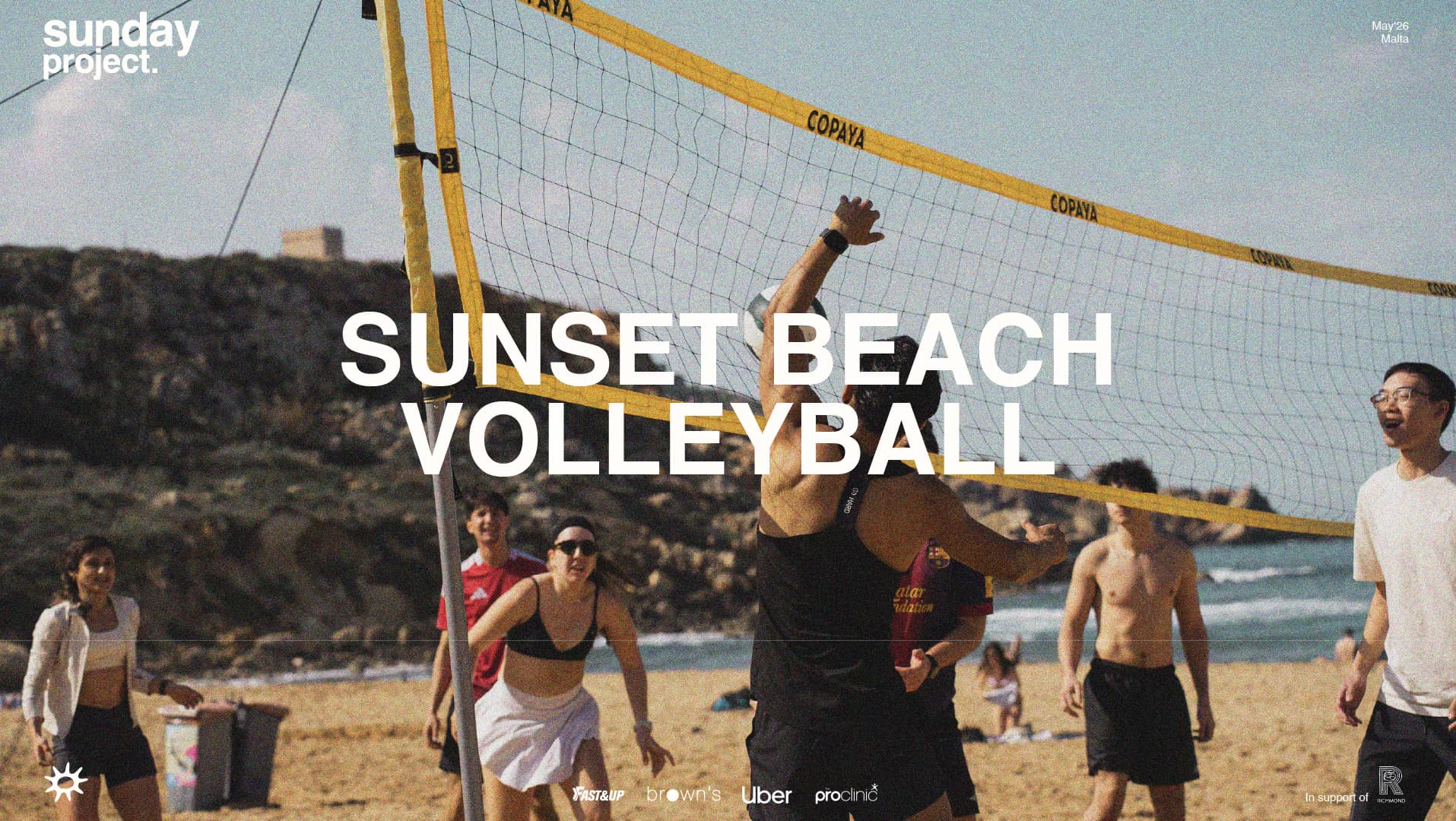 Sunset Beach Volleyball
