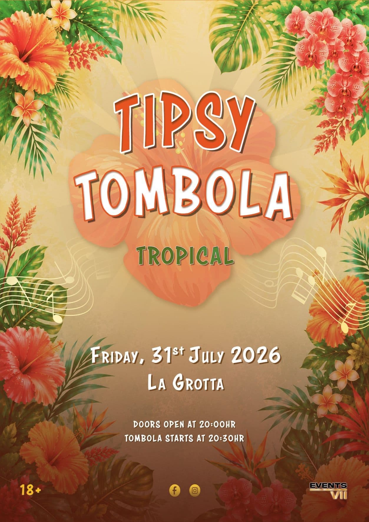 TIPSY TOMBOLA PRES. TROPICAL