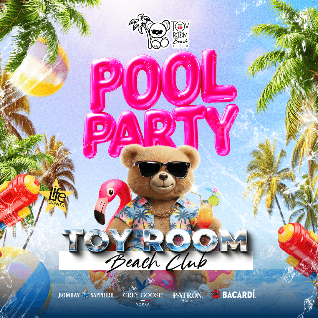 TOY ROOM BEACH CLUB POOL PARTY