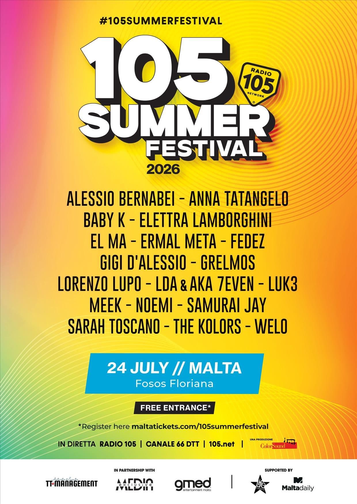 105 SUMMER FESTIVAL MALTA