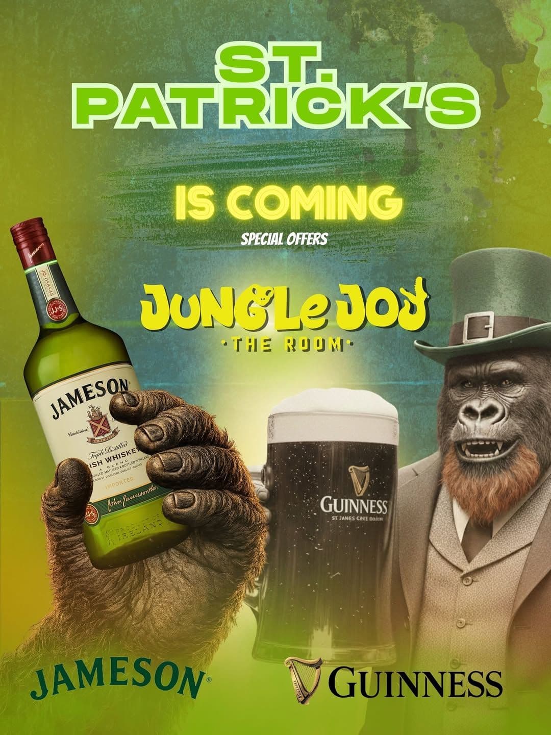 Something green is coming… 🍀👀🦍
