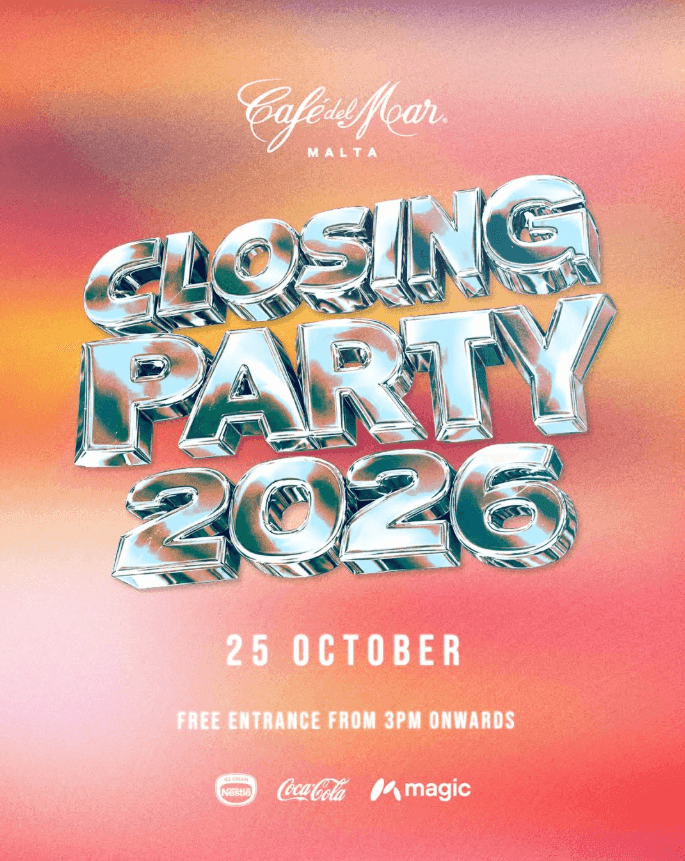 CLOSING PARTY 2026 AT CAFÉ DEL MAR MALTA