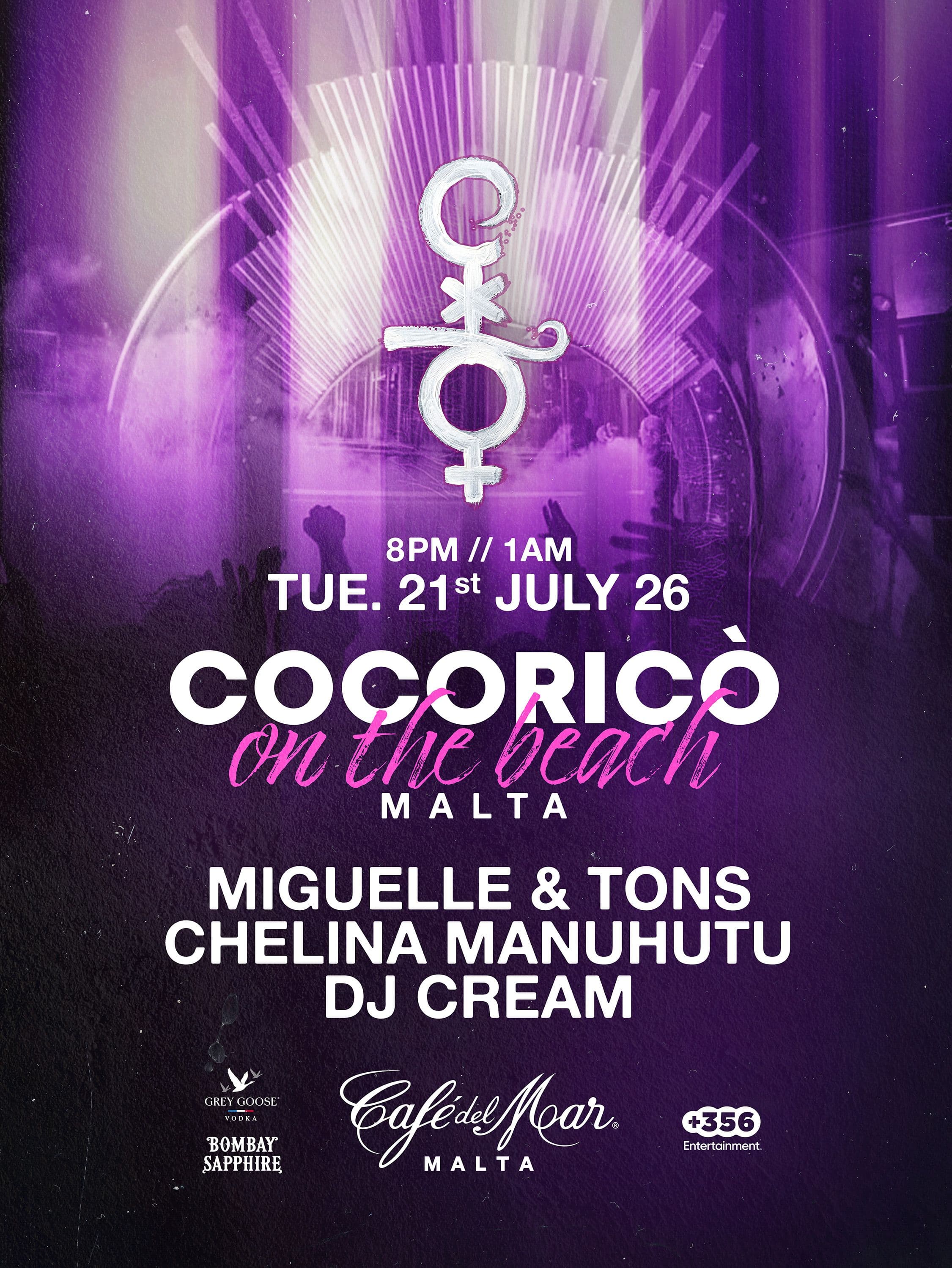 COCORICÒ ON THE BEACH MALTA 2026