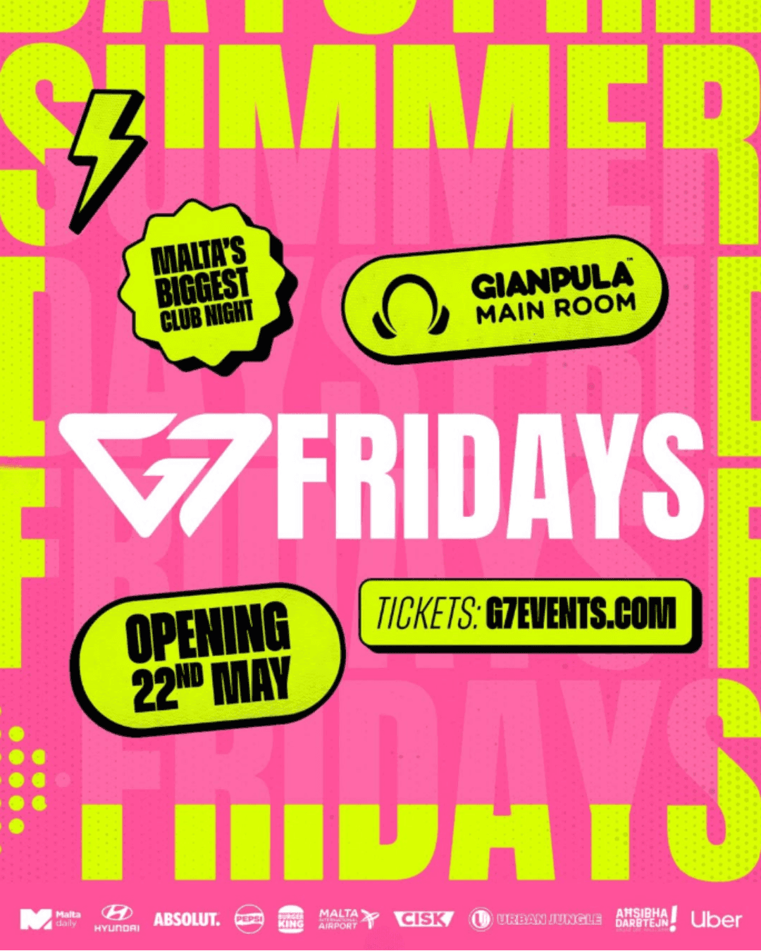 G7 FRIDAYS W12