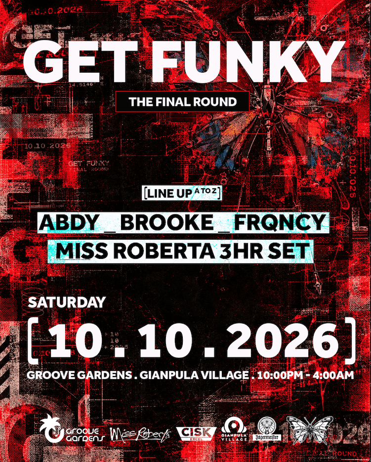 GET FUNKY THE FINAL ROUND AT GROOVE GARDENS