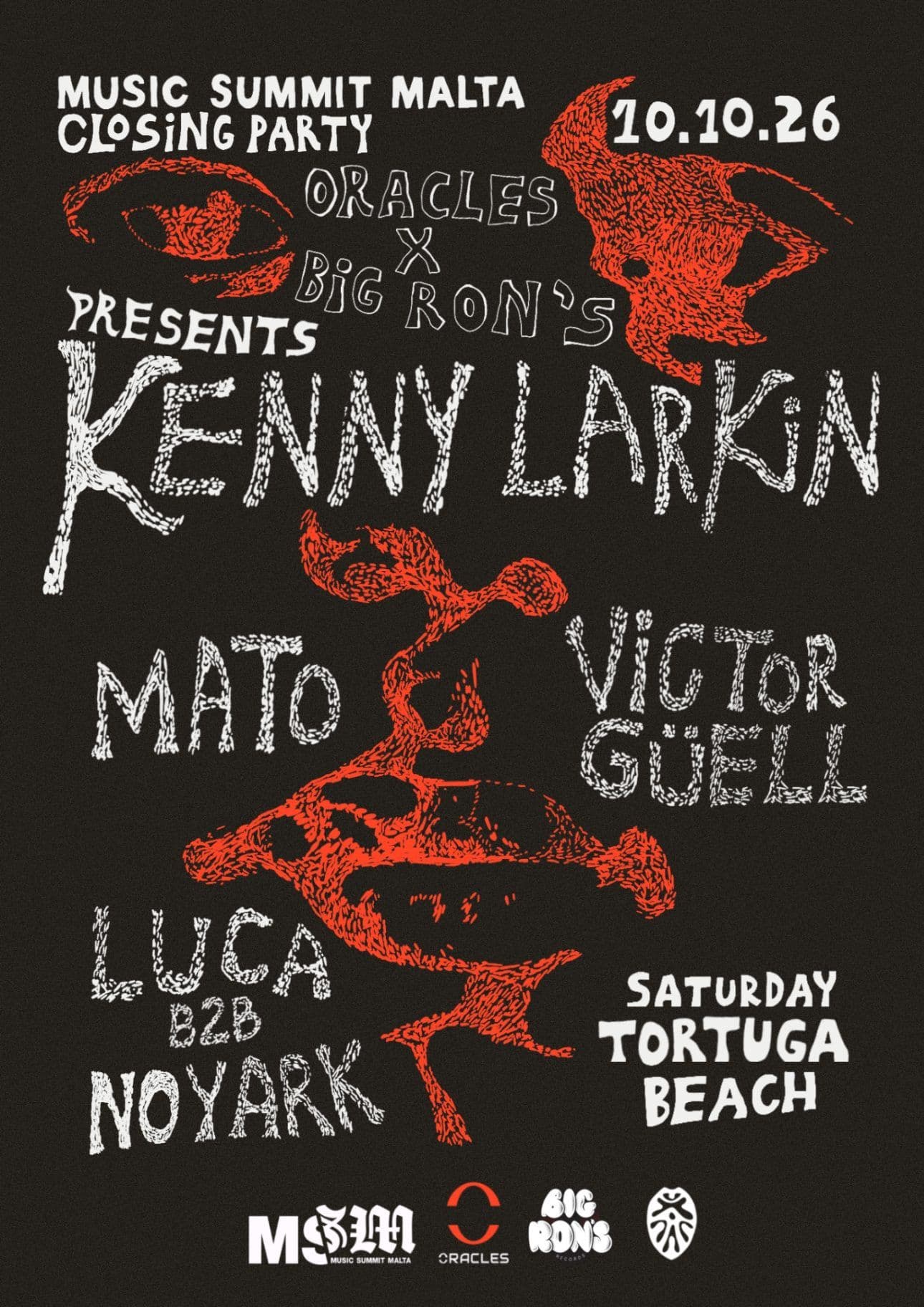 MUSIC SUMMIT MALTA CLOSING PARTY: ORACLES X BIG RON’S AT TORTUGA BEACH