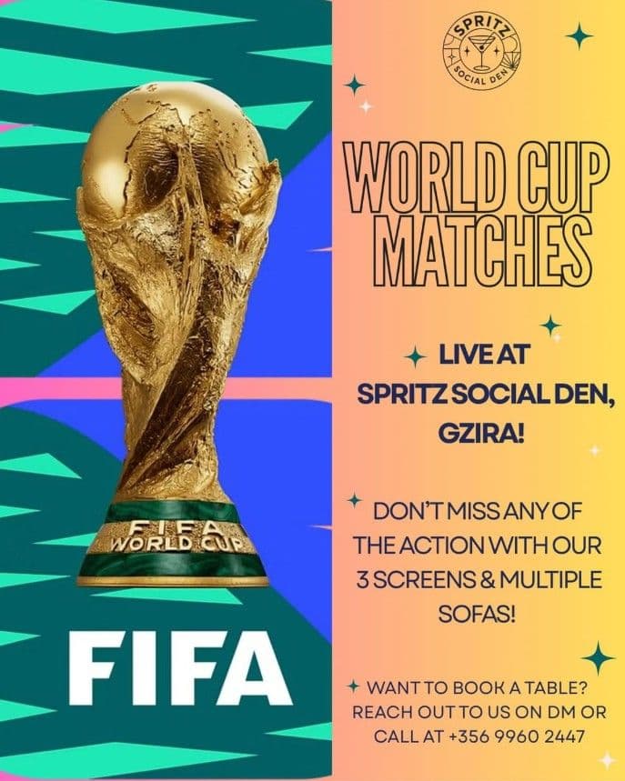 WORLD CUP 2026 AT SPRITZ SOCIAL DEN